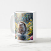 Mug Psaumes inspirés chrétiens Hérisson lunaire (Devant gauche)