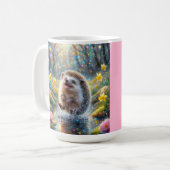 Mug Psaumes inspirés chrétiens Hérisson lunaire (Devant gauche)