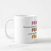 Mug Psaumes sans peur Inspirationnel JE NE CRAINS PAS (Gauche)