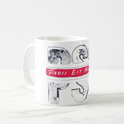 Mug PSG París Saint Germain (Devant gauche)