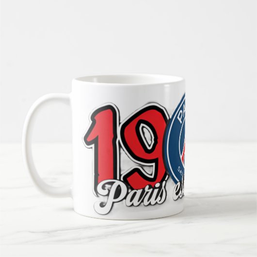 Mug PSG París Saint Germain UEFA Champions league (Gauche)