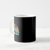 Mug Psych Infirmière Tie Dye Infirmière Santé mentale  (Devant gauche)