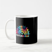 Mug Psych Infirmière Tie Dye Infirmière Santé mentale  (Gauche)