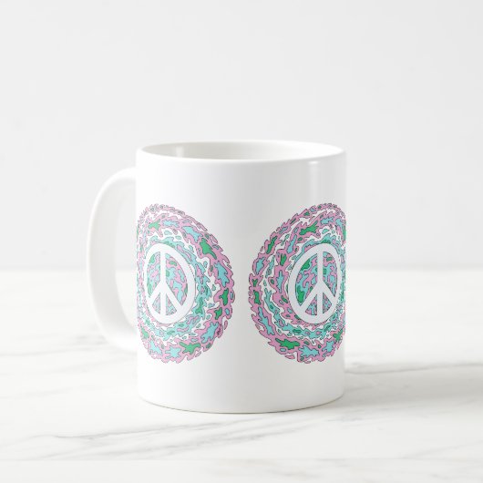 Mug Psychedelic Peace (Devant gauche)