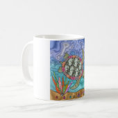 Mug Psychédélic Sea Turtle Seahorse (Devant gauche)