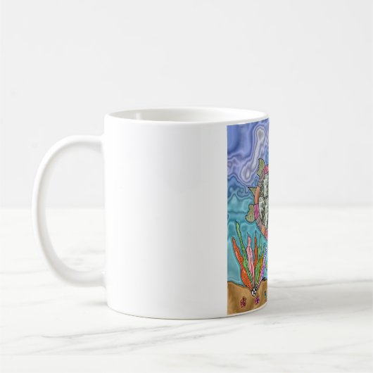 Mug Psychédélic Sea Turtle Seahorse (Gauche)