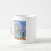 Mug Psychédélic Sea Turtle Seahorse (Devant gauche)