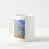 Mug Psychedelic Seahorse Sea Turtle Art (Devant gauche)