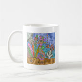 Mug Psychedelic Seahorse Sea Turtle Art (Gauche)