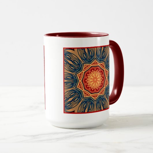 Mug psychédélique (Devant droit)