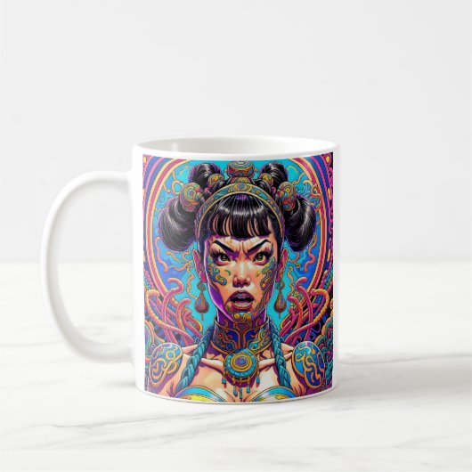 Mug Psychédélique Dis quoi ! Art (Gauche)