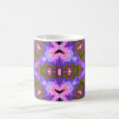 Mug Psychédélique Mandala Fleur violet et bleu (Centre)