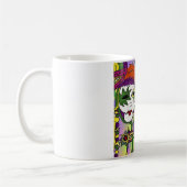 Mug Psychédélique Mardi Gras Plumes Masques Cadeaux Vê (Gauche)