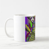 Mug Psychédélique Mardi Gras Plumes Masques Cadeaux Vê (Gauche)