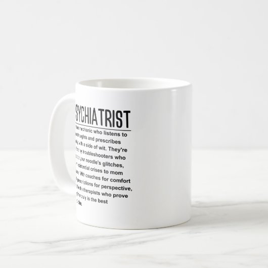 Mug Psychiatre (Devant gauche)