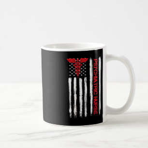 Mug Psychiatric Nurse American Flag RN Mental Health P