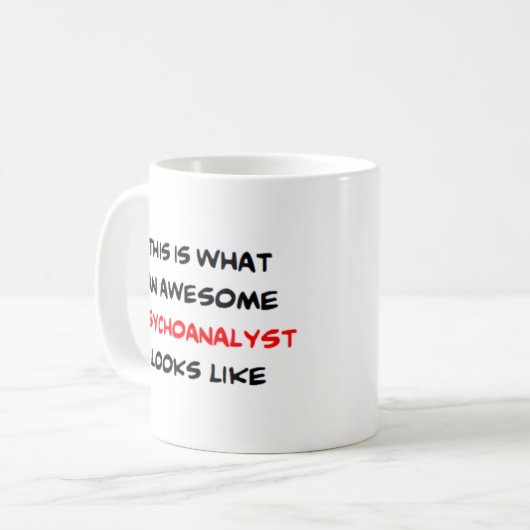 Mug psychoanalyst, awesome  (Devant gauche)
