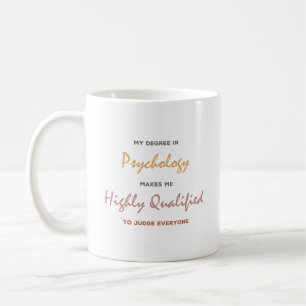Mug Psychologie Degré Drôle Citations Drôle Idées Cade