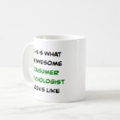 Mug psychologue consommateur, génial (Devant gauche)