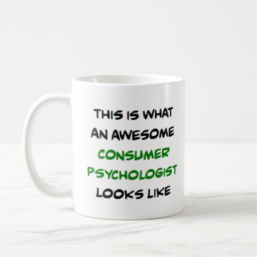 Mug psychologue consommateur, génial (Gauche)