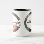 Mug Psychologue de l'école de design moderne Coffee Mu (Centre)