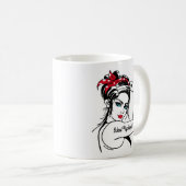 Mug Psychologue De L'École Rosie Le Riveter Pin Up (Devant droit)