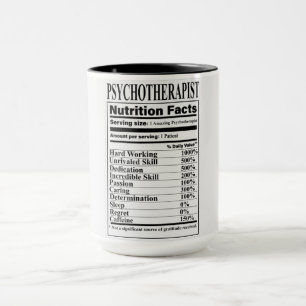 Mug Psychothérapeute Nutrition Fiches