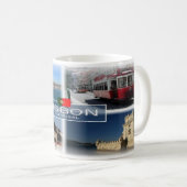 Mug PT - Portugal - Lisbonne - (Devant droit)
