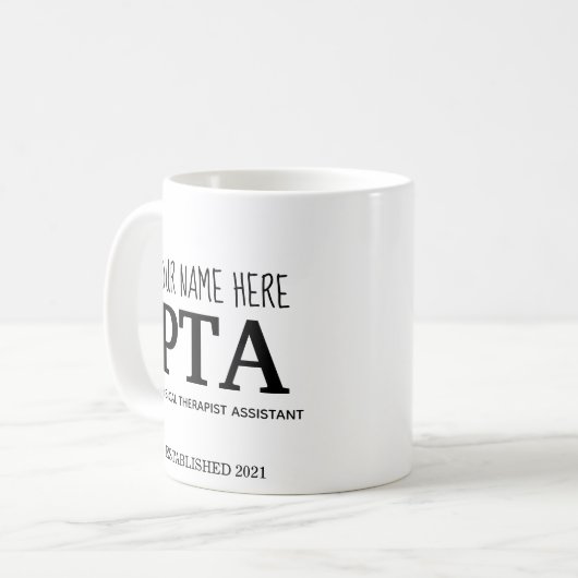 Mug PTA personnalisable (Devant gauche)