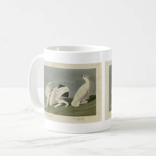 Mug Ptarmigan à queue blanche - Audubon's Birds (Devant gauche)