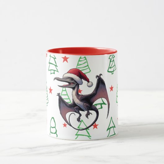Mug Pterodactyle de Noël (Centre)
