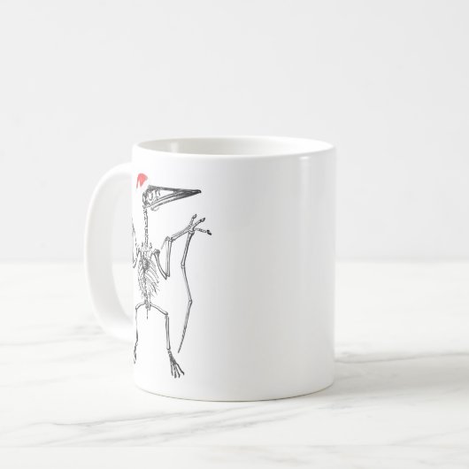 Mug Pterodactyle de Noël (Devant gauche)