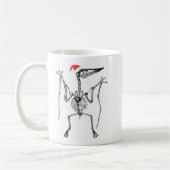 Mug Pterodactyle de Noël (Gauche)