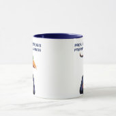 Mug Ptérodactyle en blazer et col roulé (Centre)