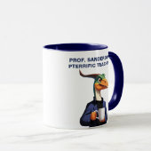 Mug Ptérodactyle en blazer et col roulé (Devant droit)