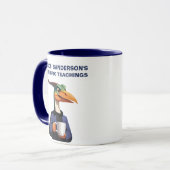 Mug Ptérodactyle en blazer et col roulé (Devant gauche)