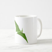 Mug Ptérodactyle vert volant (Devant droit)
