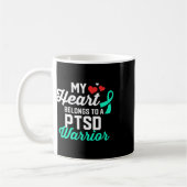 Mug Ptsd Stress Guerrier Survivant Support Sensibilisa (Gauche)