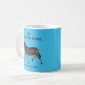 Mug Pub anglais Polka Dot Zebra (Devant gauche)