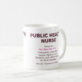 Mug Public Health Nurse Definition (Devant droit)