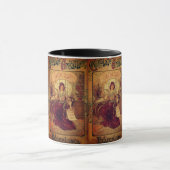 Mug Publicité au chocolat pour femme victorienne (Centre)