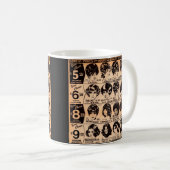 Mug publicité de perruque du début des années 70 (Devant droit)