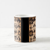 Mug publicité de perruque du début des années 70 (Centre)