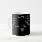 Mug Publicité du temps - Mots (Devant gauche)