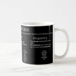 Mug Publicité du temps - Mots