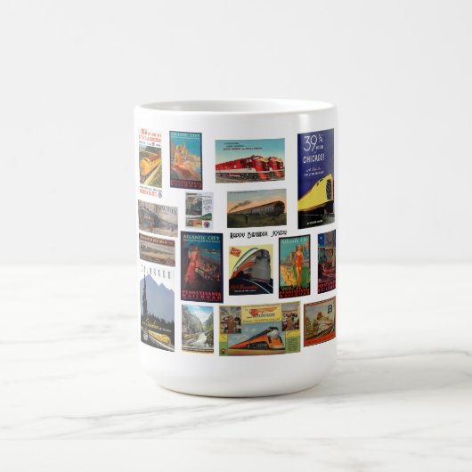 Mug Publicité ferroviaire vintage (Centre)