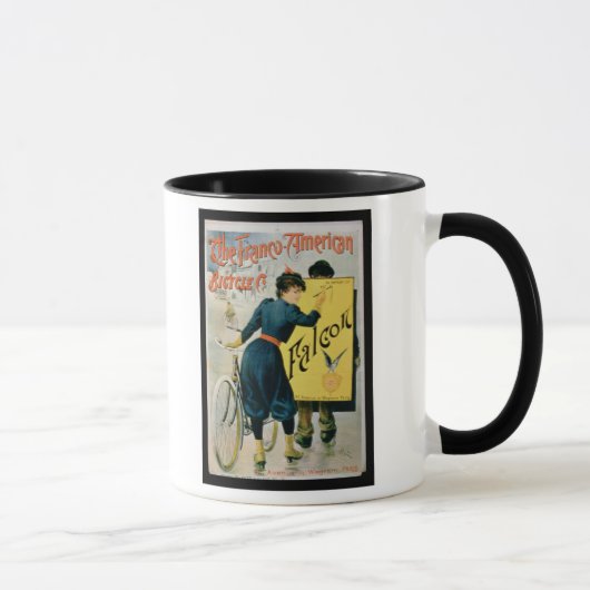 Mug Publicité par affichage 'la bicyclette (Droite)