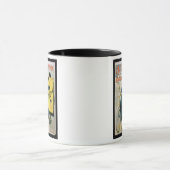 Mug Publicité par affichage 'la bicyclette (Centre)