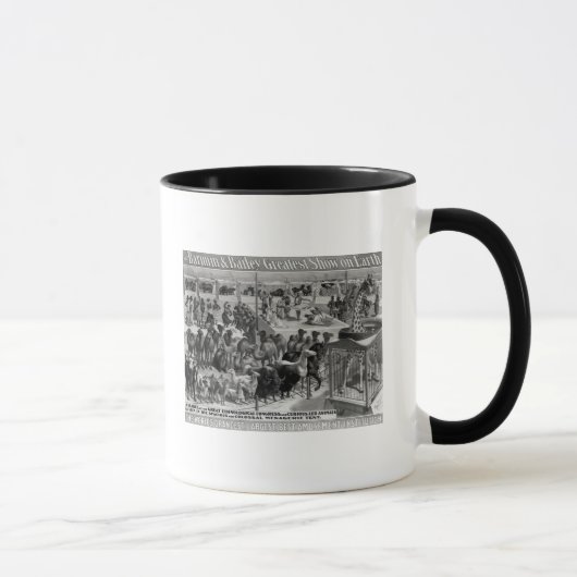 Mug Publicité par affichage, 'le Barnum et le Bailey (Droite)