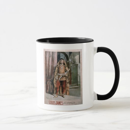 Mug Publicité pour "Louis James comme Othello" (Droite)